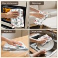 thumbnail image 5 of 4 Pcs Funny Kitchen Towels,White Christmas Bird and Pine Pattern Microfiber Dish Towels,Kitchen Tea Towels,Kitchen Towel Set (18" X 26"), 5 of 7