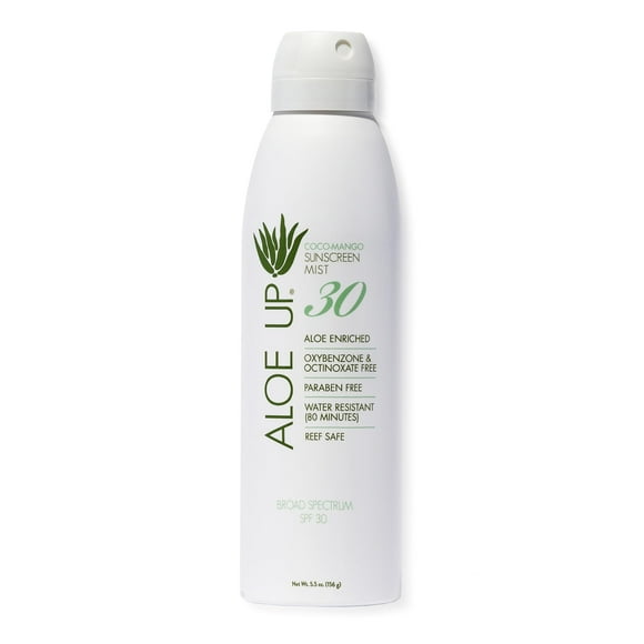 Protector solar en aerosol ALOE UP White Collection SPF 30 177 ml