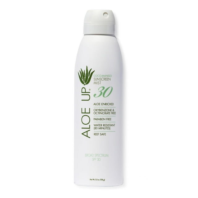 Protector solar en aerosol ALOE UP White Collection SPF 30 177 ml