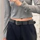 thumbnail image 4 of Girls Modern Waist Belt for Daily Costume Jewelry Waist Body Jewelry for Party Jeans Star Grommet Cowboy Chain, 4 of 4