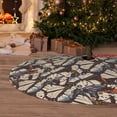 thumbnail image 6 of Sikiie Vector Butterflies 30-48 inches {designName} Print Christmas Tree Skirt Snowman Xmas Tree Skirt with Edge Christmas Decorations for Holiday Party48", 6 of 7