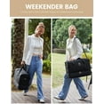 thumbnail image 2 of LOVEVOOK Large Travel Duffle Bag, Weekender Bags for Women With Shoe Compartment, Overnight Hospital Bag For Women Labor Delivery, Carry on Bag Personal Item Travel Bag, Yoga Gym Duffel Bag, 2 of 9