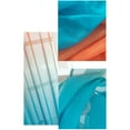 thumbnail image 6 of Curtain,U. S Home Textile Home 100 Inch Length Yellow and Grey Sheer Curtains 2 Panels Set Window Curtains for Bedroom Kitchen Decor,Bright Yellow and Light Gray, 6 of 9