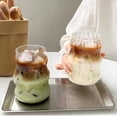 thumbnail image 6 of Vintage Ripple Glass Tumbler, 18 oz, Borosilicate Glass, Ripple, Open Top, General Use Cup, 6 of 7