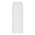 thumbnail image 5 of Bovemsi Casual Pants for Women High Waisted Business Slacks Wide Leg Work Trousers With Pockets Beach Trousers, 5 of 5