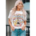thumbnail image 3 of ABPHQTO Camiseta estampada blanca COUNTRY MUSIC NASHVILLE para mujer, 3 of 5