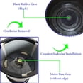 thumbnail image 4 of 2 Spare Base Gears+2 Rubber Blade Gears Spare Mixer Replacement Parts, Suitable for The Replacement Parts of 250W Base Gear & Blade Gear Replacement for Magic Bullet Blender MB1001, 4 of 7
