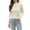 Beige, variant on Women's Mock Neck Sweater, Soft Worsted Yarn Knit Pullover Top with Long Sleeve Comfort Fit, Breathable Lightweight Design for Spring Summer Fall, Daily Casual Wear and Outdoor Activities Beige L