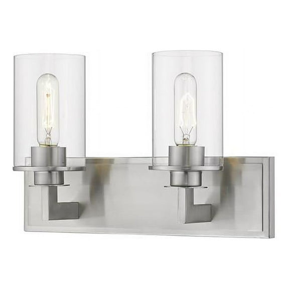 Z Lite 462-2V-BN Savannah 2 Light Vanity, Brushed Nickel - 10.25 x 16.25 x 5.5 in.