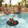 thumbnail image 4 of Floating Pool Cup Holder Drink Float with 5 Holes Tray for Parties Beach Spa Tool, 4 of 4