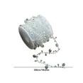 thumbnail image 3 of JWshufel Christmas Decorations Christmas Garland Plastic Bead Chain DIY Jewelry Accessories Easy to Cut Suit for Tree Mantel Wedding Party Elegant Touch Create Festive Holiday Atmosphere 3.9in White, 3 of 6