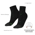 thumbnail image 6 of Fuzoiu Black Marble Print Adult Socks, Crew Moisture-wicking Socks, Unisex Cushion Crew Socks,Casual Sports Ankle Socks, 6 of 7