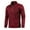 Wine, variant on Aueoeo Men's Lightweight Long Sleeve Quarter-Zip Sweatshirt Casual Stand Up Collar Blouse Pullover Tops