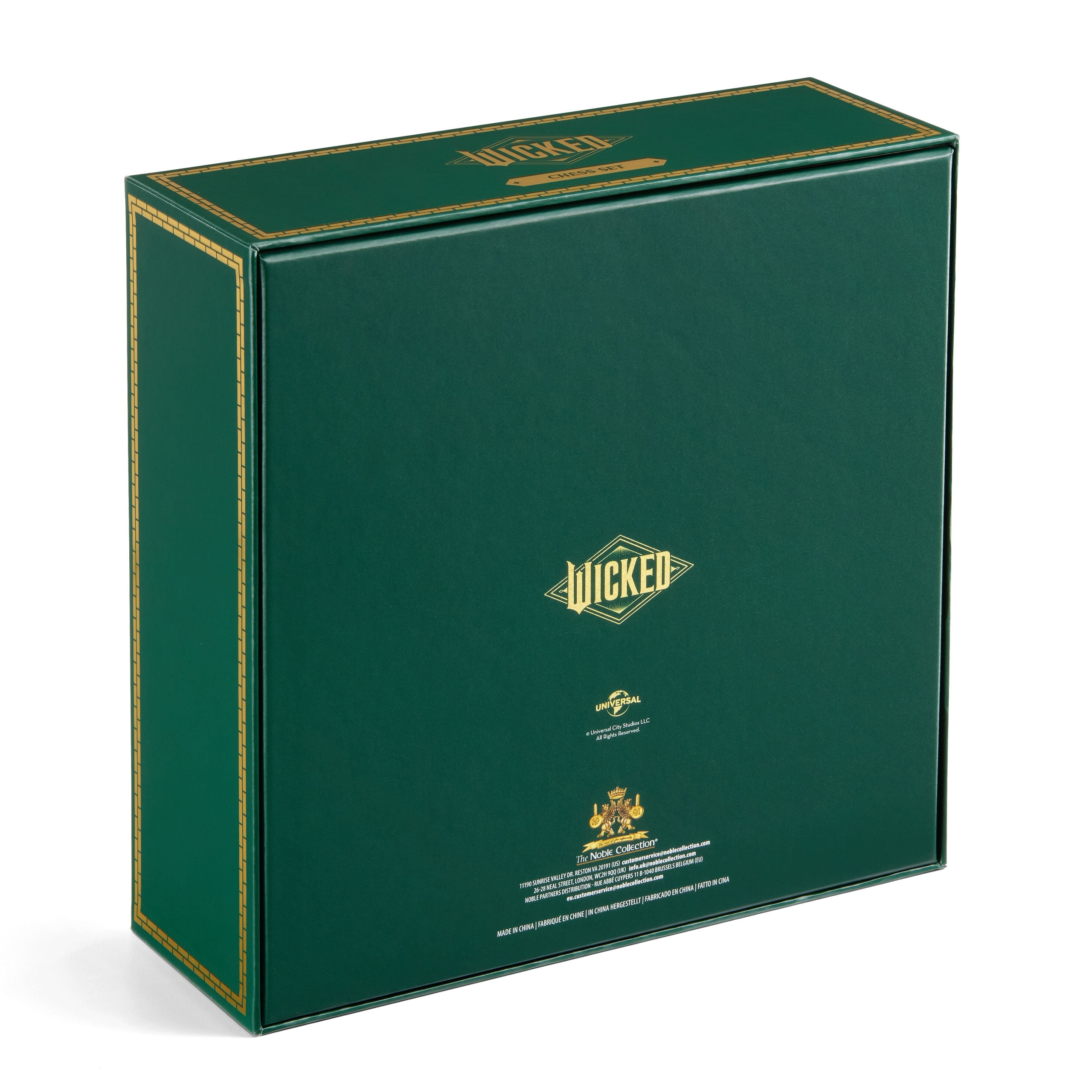 The Noble Collection Wicked l'ensemble des échecs - Shiz contre Emerald City