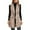 Beige, variant on Gaexia Vest for Women Winter,Solid Sleeveless Outerwear Garment for Women Modern Layering Style and Everyday Wear