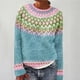 thumbnail image 5 of Suéter de cachemira de lujo de alta gama para otoño e invierno, nuevo suéter grueso y cálido para mujer con ciervo, jersey navideño Harajuku coreano, 5 of 5