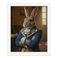 thumbnail image 5 of Paint by Numbers Kit for Adults, Rabbit Aristocrat Royal Attire Paint by Numbers, Easy Paint by Numbers Kit for Adults Beginner, DIY Adult Paint by Number Kits on Canvas, 12x16in Home Decor, 5 of 7