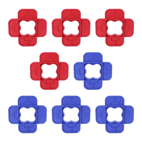 8Pcs Plastic Deck Spacers Hardwood Deck Spacers 4 Thickness Board Alignment Gear For Farm Garage Park Accessories