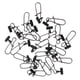 thumbnail image 3 of Diapositivas de plomo de pesca,Broche de pesca,Snap enganchado,Giratorios de pesca,Conector de pesca,Conector de línea,Localizador de peces,Deslizador de plomo, 3 of 7