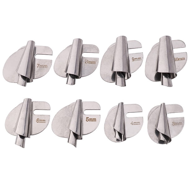 Prensatelas para Dobladillo Enrollado de Costura Prensatelas para Dobladillo Enrollado de Costura Universal de 3 a 10 Mm de Ancho Prensatelas para Máquina de Coser Prensatelas para Dobladillo Enrolla