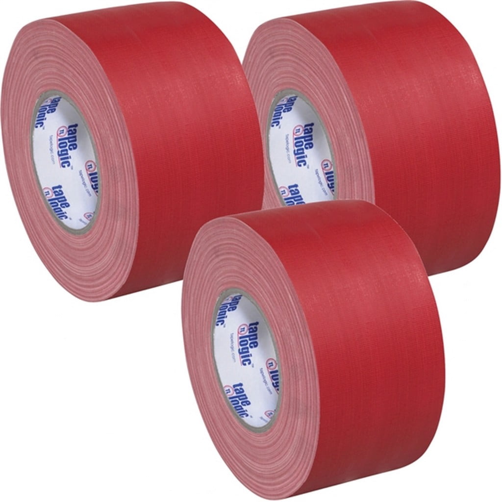 Tape Logic 11 Mil Gaffers Tape Red 4" X 60 Yard Roll (3 Pack)
