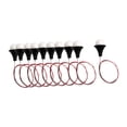thumbnail image 2 of Siruishop 10Pcs Miniature LED Lights Bulbs DIY Accessories Hanging Pendant Light Model 2cmx1.5cm, 2 of 8