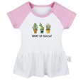 thumbnail image 1 of What Up Succa Cactus Funny Dresses For Baby, Newborn Babies Skirts, Infant Princess Dress, 0-24M Kids Graphic Clothes (Pink Raglan Dresses, 18-24 Months), 1 of 5