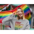 thumbnail image 2 of Pride Hoodie LGBTQ Gifts Gay Equality Rainbow Sweatshirt Hoodies for Women XX-Large Gray, 2 of 5