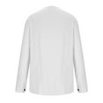 thumbnail image 4 of Haoxianjian Mens Shirts Coof&Y Shirts For Men Men Fashion Casual Solid Button Round-Neck Long Sleeve With Blouses Shirts Mens Long Sleeve Tee Shirts Workout T Shirts, 4 of 5