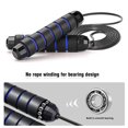 thumbnail image 2 of Advancent sin enredos con rodamientos de bolas, cuerda de saltar de velocidad rápida, cuerda de saltar de velocidad ajustable, equipos de Accesorios para máquinas de ejercicios azul negro Advancent HW5511-03, 2 of 6