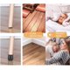 thumbnail image 2 of Protector de patas de silla 20 piezas Tapas de silicona para pies de silla con almohadillas de fieltro, Protectores de patas de silla redondos/cuadrados de silicona transparente para patas de silla y, 2 of 5