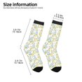 thumbnail image 2 of Honeii Moon And Rabbit Print Children's Colorful Socks,Unisex Kids and Toddlers' Cushioned Sock,Kids Athletic Crew Socks,for Everyday Wear and Sports, 2 of 5