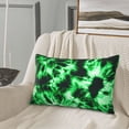 thumbnail image 5 of Daiia Green Tie Dye Bedding Waterproof Pillow Protector Zippered Queen – Bed Bug Proof Pillow Encasement-20"x30", 5 of 6