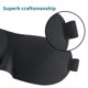 thumbnail image 4 of Máscara para dormir, mascarilla para el sueño, mascarilla para el sueño, ligera y comcompatible, supersuave, ajustable en 3D, compatible con dormir, trabajo de cambio, siestas, nig Afortunado Sencillez, 4 of 5