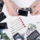 thumbnail image 2 of Juego de 6 destornilladores con puntas ranuradas cruzadas Herramientas de reparación de relojes para teléfonos móviles, 2 of 9