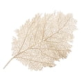 thumbnail image 2 of 4pcs Gold Leaf Place Mat, Washable Artificial Leaf Table Mats For Wedding Hotel Home Decor, 2 of 8