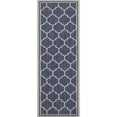 thumbnail image 2 of 7ft 10in x 10ft 3in Blue Rug with Trellis Pattern / Suitable for High Traffic Indoor & Outdoor Areas, 2 of 2