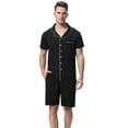 thumbnail image 1 of Purcoar Mens Pajamas Sets Short Sleeve Pajamas for Men Button Up Pjs, 1 of 8