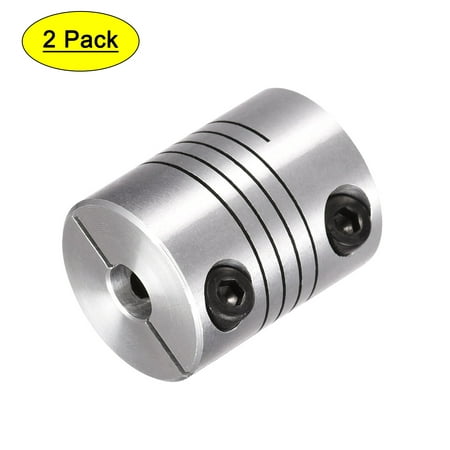 

Uxcell 2PCS Motor Shaft 6mm to 7mm Helical Beam Coupler Coupling 25mm Dia 30mm Length