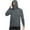Dark Gray, variant on Men's Camo Sun Shirt with Mask, UPF 50+ Long Sleeve Hooded Top, Quick Dry Fishing Hiking Performance Gear for Outdoor Sports Hunting, Dark Gray/M