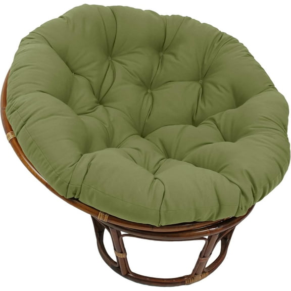Blazing Needles Twill Papasan Cushion, 1 Count (Pack of 1), Sage