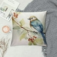 thumbnail image 2 of JEUXUS  Throw Pillow Covers Fall Farmhouse Birds Leaves Print Green Decorative Pillows for Couch Outdoor Pillows Case, for Living Room Bedroom Cushion Covers for Home Decor, 2 of 5