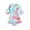 Mint Green, variant on LNMQLPDBS Toddler Girl Rash Guard Swimsuit Colorful Pattern Printed Medium Long Sleeves Zipper Ruffle Trim One Piece Bathing Suits Baby Swim Suit Girl Swimwear for Seaside Play
