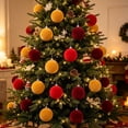 thumbnail image 3 of Shatterproof Christmas Ornaments, 12 Pack Painted Christmas Ball Set Tree Pendant Decoration Ornaments, 3 of 7