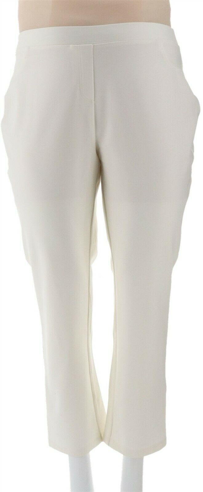 Susan Graver Ponte Straight Leg Pull-On 