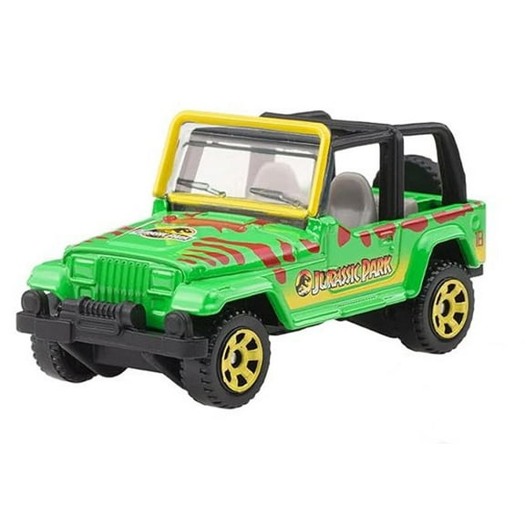 Matchbox Jurassic World Rebirth – Jurrasic Park Jeep Wrangler (1:64 Scale Die-Cast Vehicle)