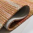 thumbnail image 6 of SAFAVIEH Marbella Kennard Striped Area Rug, Natural/Red, 6' x 6' Square, 6 of 9