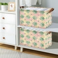 thumbnail image 2 of Yayeee Foldable Storage Basket for Shelves with Handles Waterproof Cloth Bins, Retro Symmetrical Stars, 2 of 7