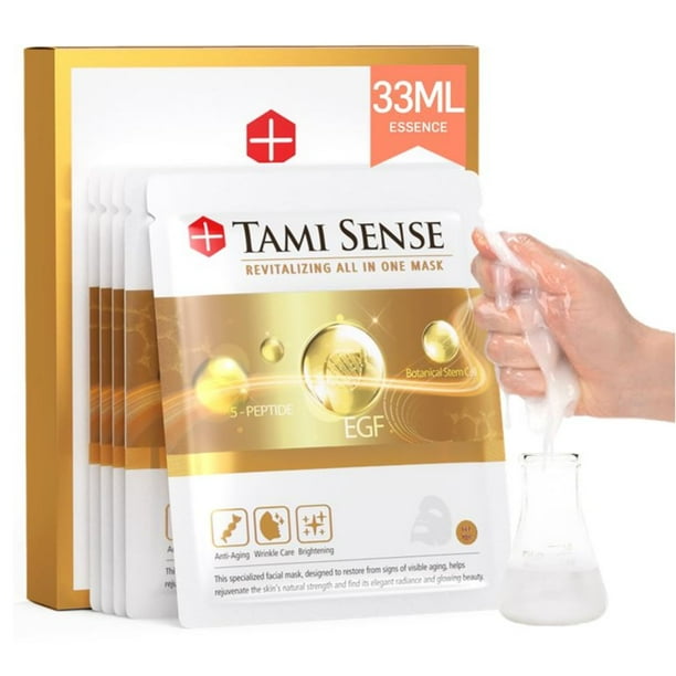Mascarilla FACIAL FAMENITY Tami Sense Essence, 33 ml, vitamina B, arroz