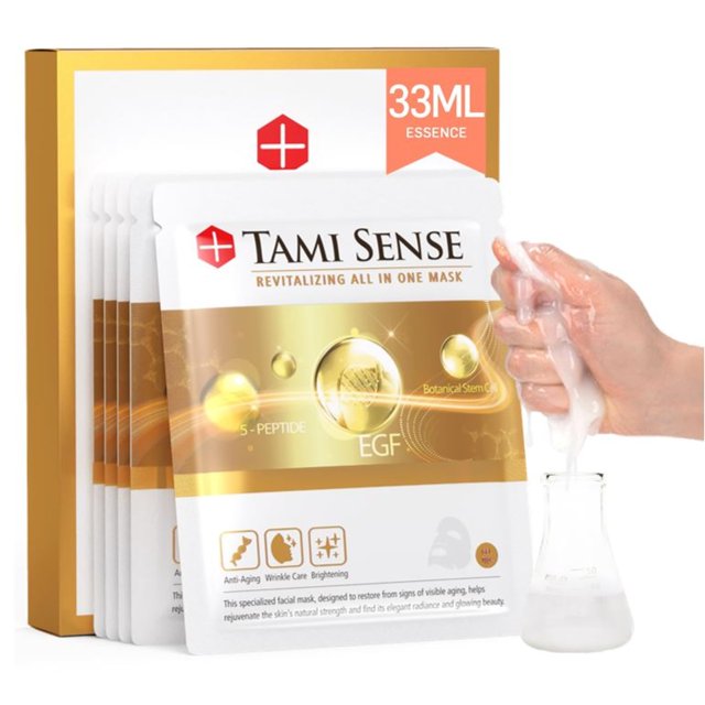 Mascarilla FACIAL FAMENITY Tami Sense Essence, 33 ml, vitamina B, arroz